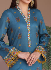 Aiza & Momina By Aizal Printed Lawn 2 Piece Stitched Suit AL25A&M D-533